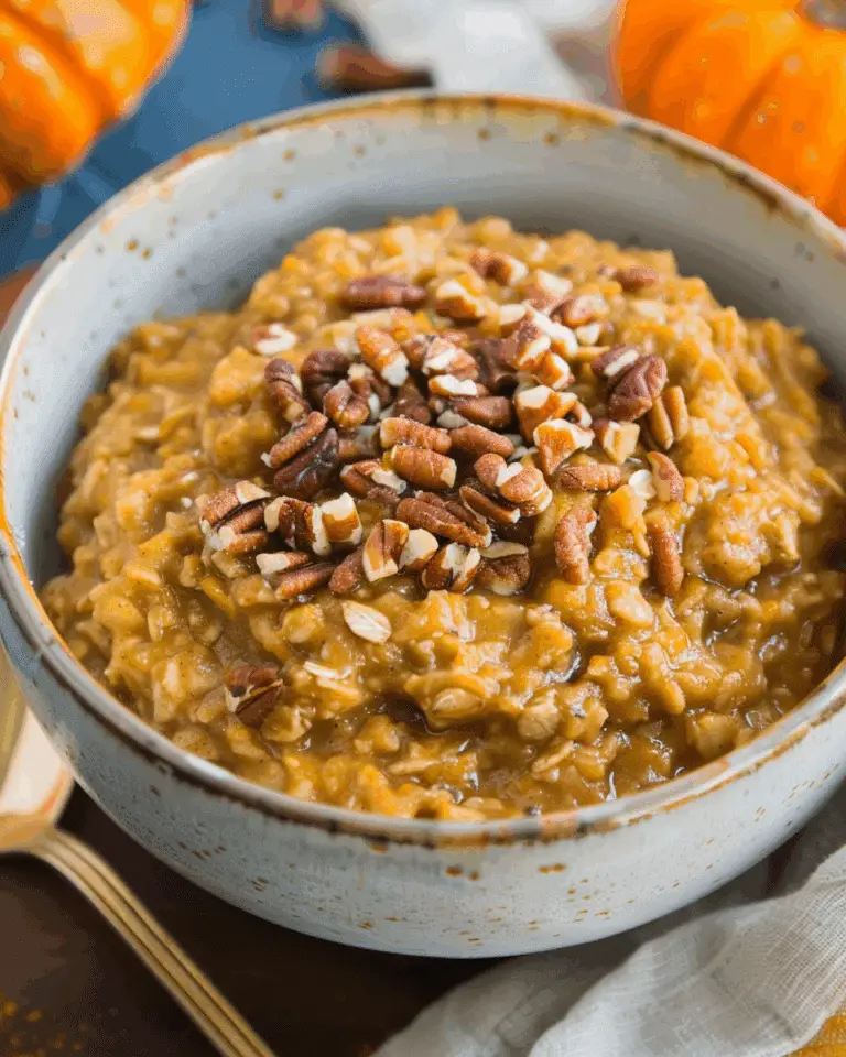 Slow Cooker Pumpkin Oatmeal