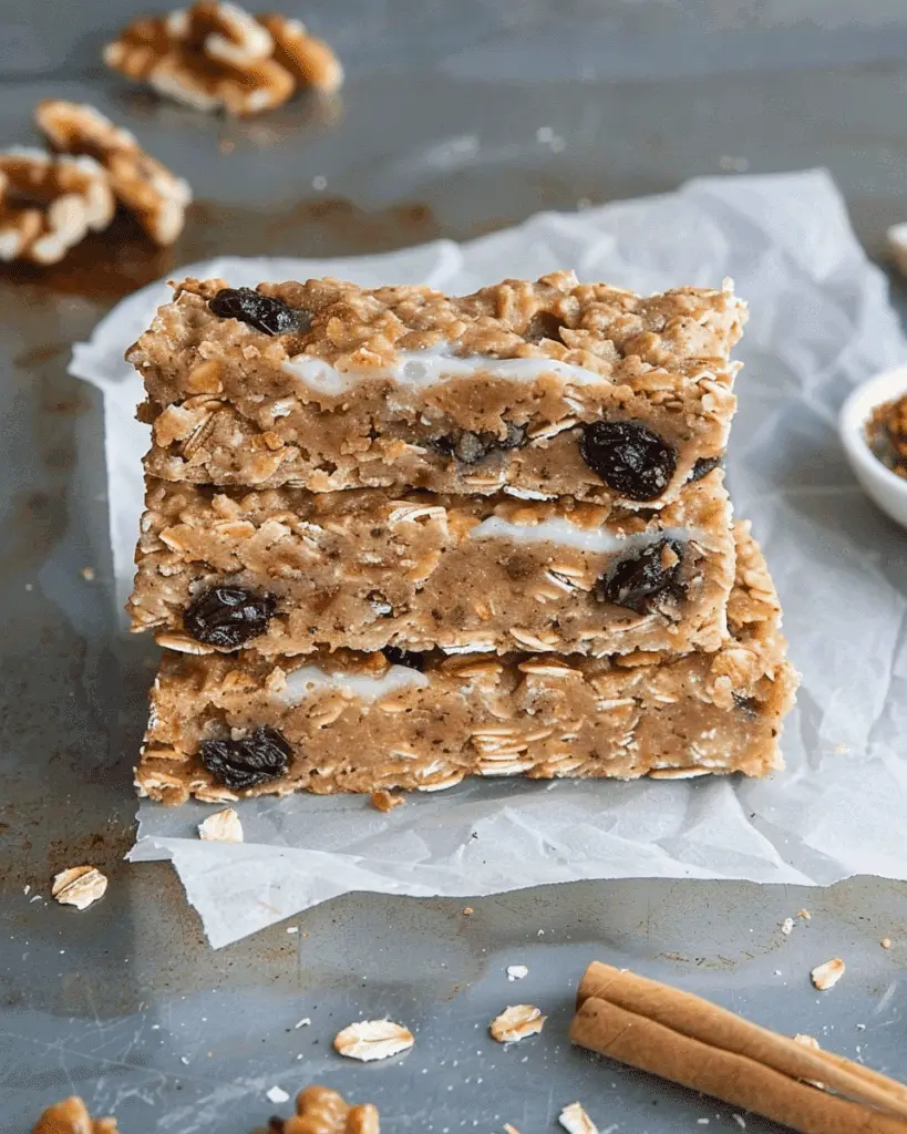 The Best Healthy Oatmeal Raisin Bars