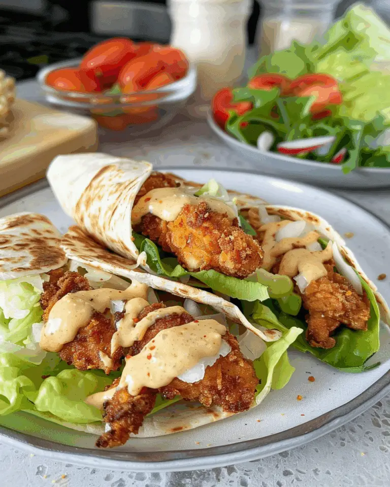 Crispy Chicken Snack Wraps