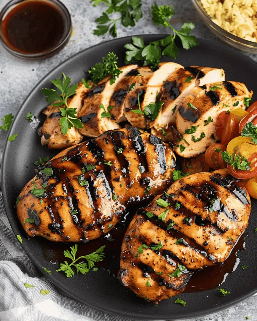 Easy Balsamic Grilled Chicken