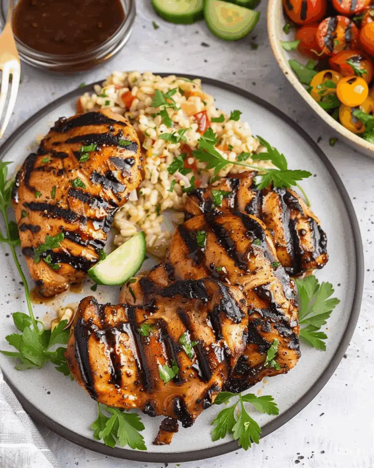 Easy Balsamic Grilled Chicken
