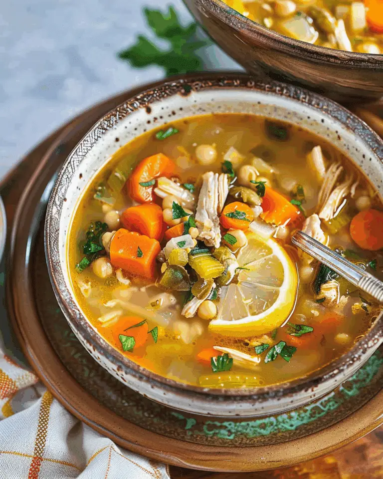 Hearty Chicken Vegetable Soup