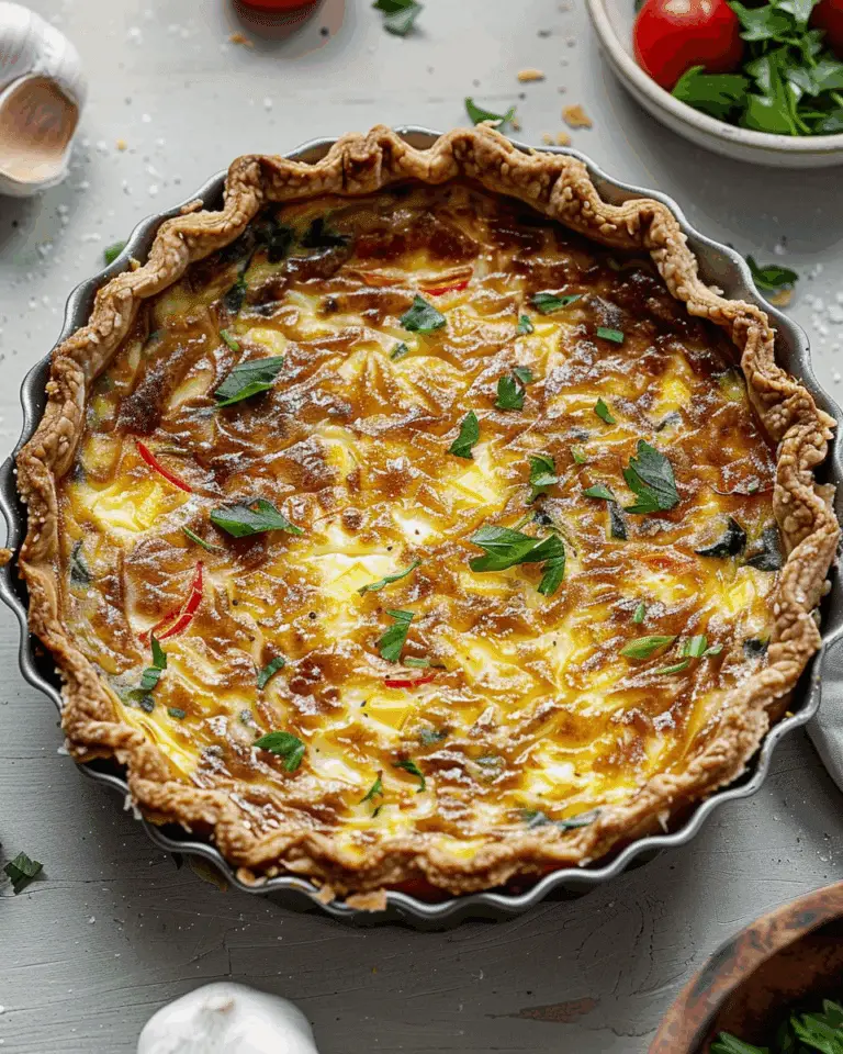 Potato Crust Quiche