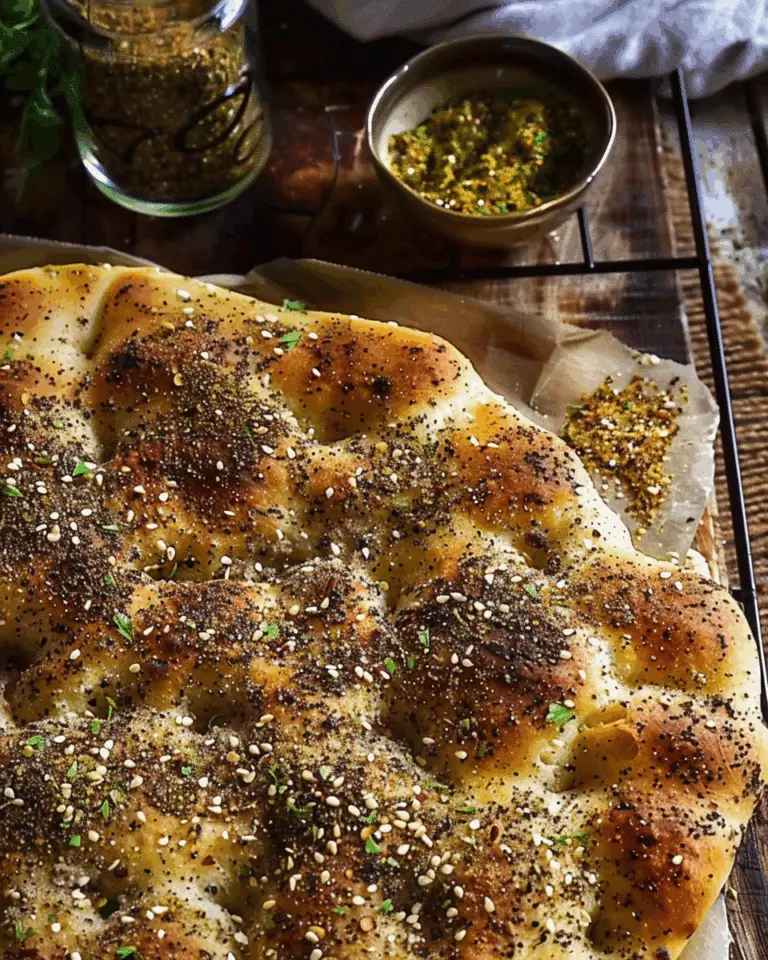 Easy Zaatar and Sumac Focaccia