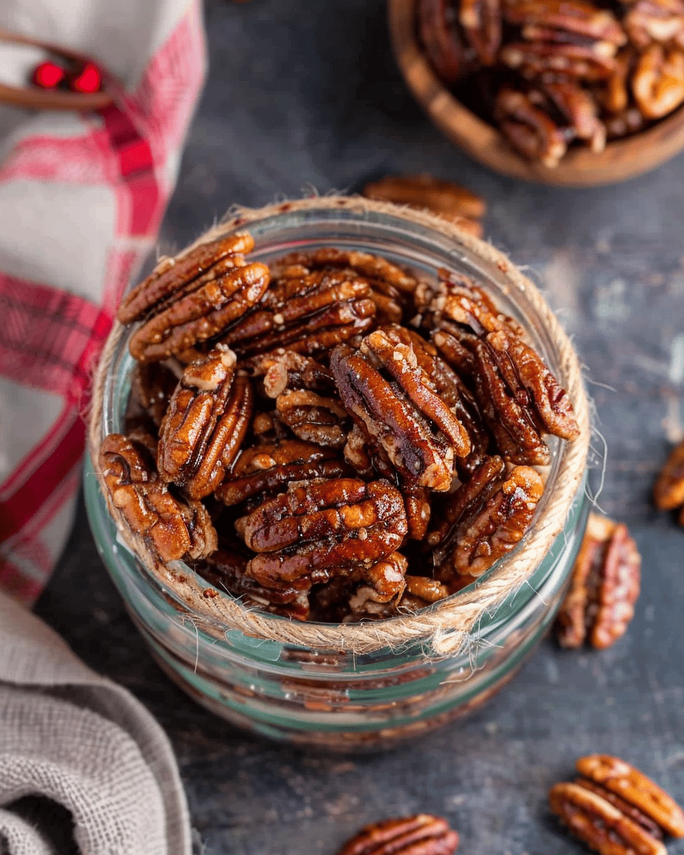 Air Fryer Candied Pecans
