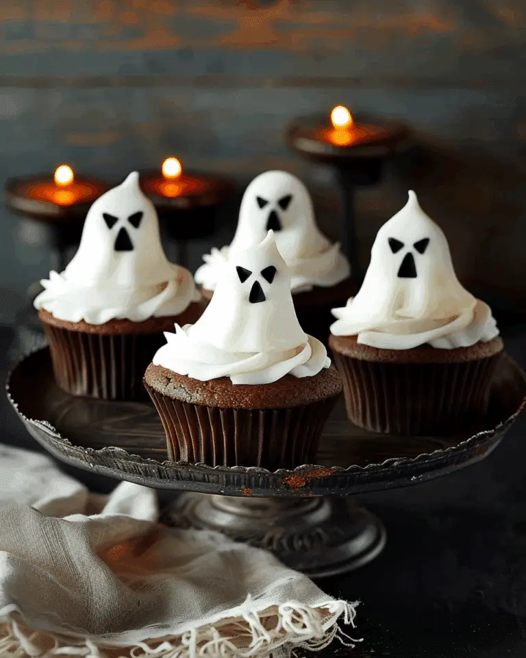 Halloween Ghost Cupcakes