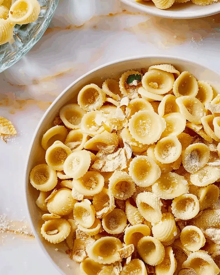 One Pan Orecchiette Pasta
