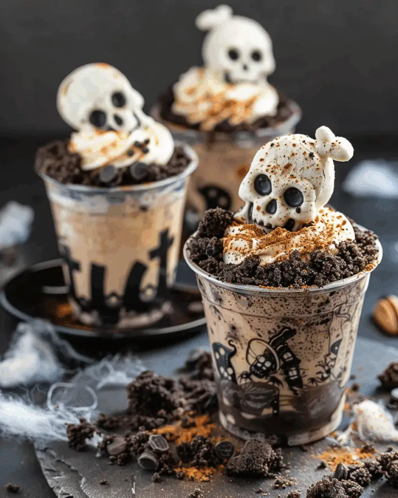 Spooky Graveyard Dirt Cups