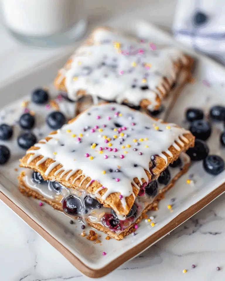 Gluten-Free Frosted Blueberry Pop-Tarts