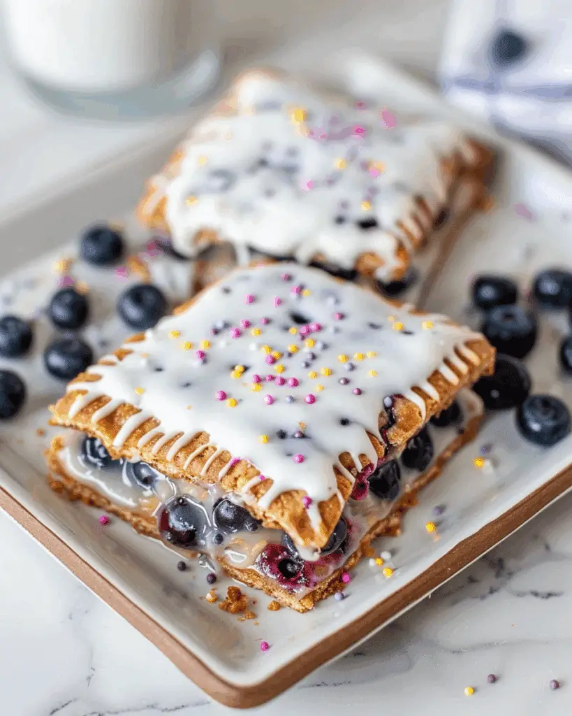 Gluten-Free Frosted Blueberry Pop-Tarts