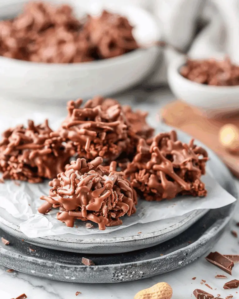 No-Bake Chocolate Peanut Butter Haystacks