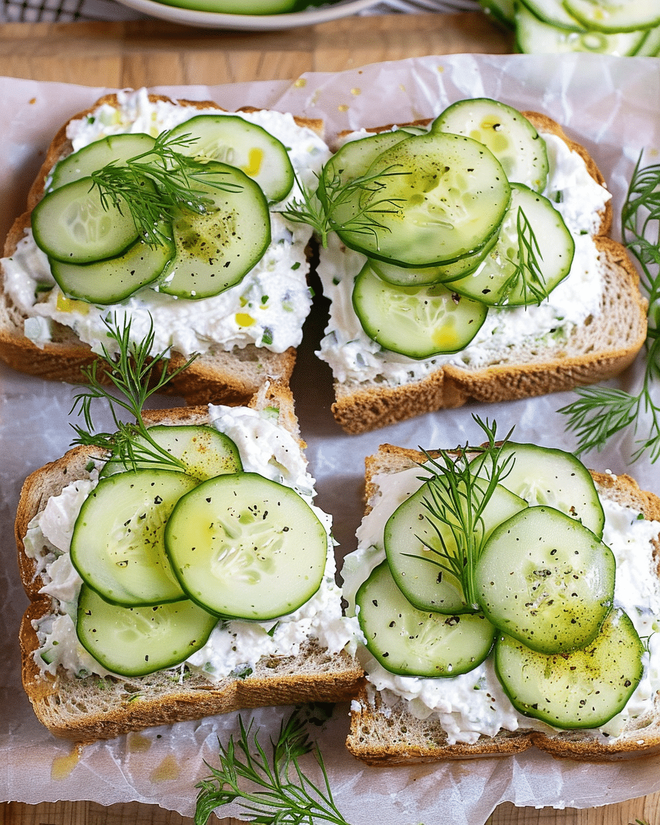 Cucumber Sandwiches Recepe