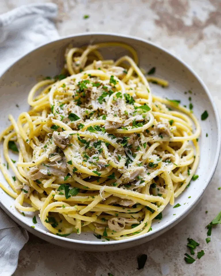 Easy Canned Tuna Pasta