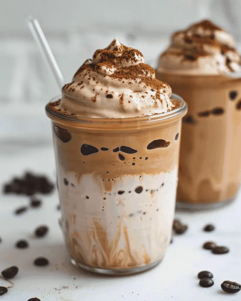 Whipped Dalgona Coffee Mocha