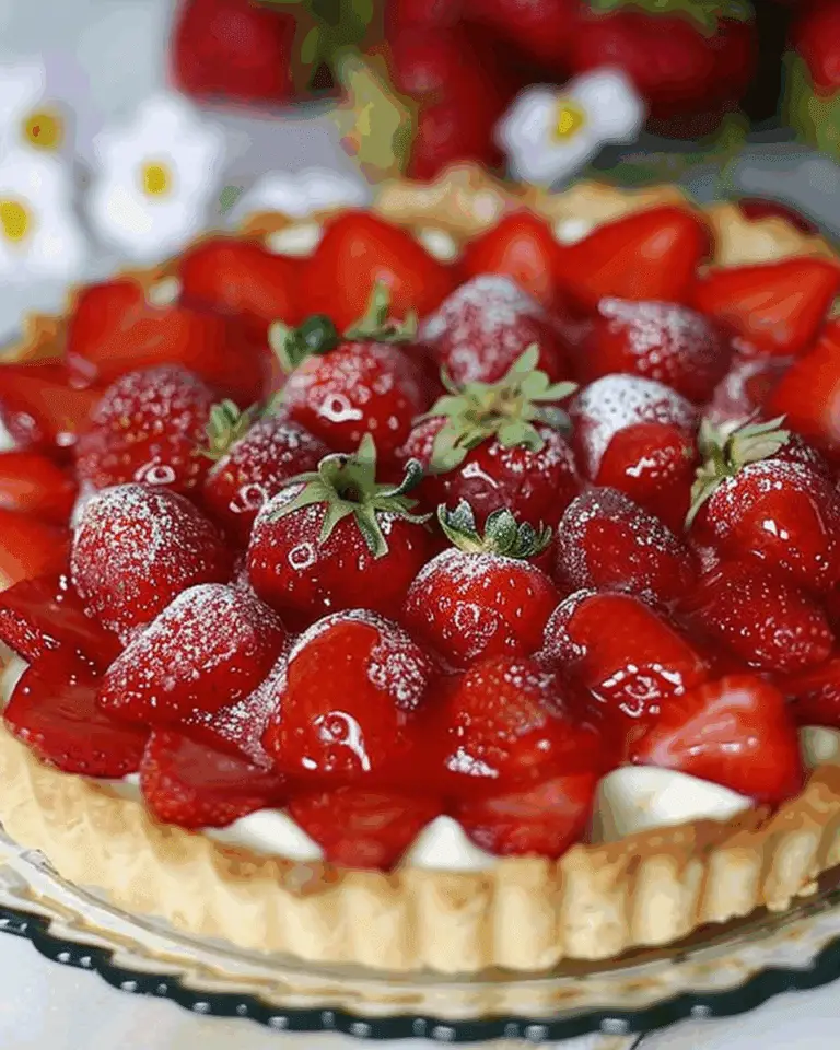 Glazed Strawberry Tart