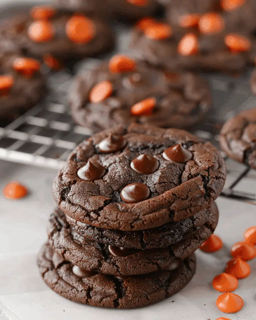 Fudgy Chocolate Cake Mix Cookies