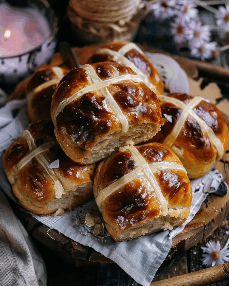 Sourdough Hot Cross Buns