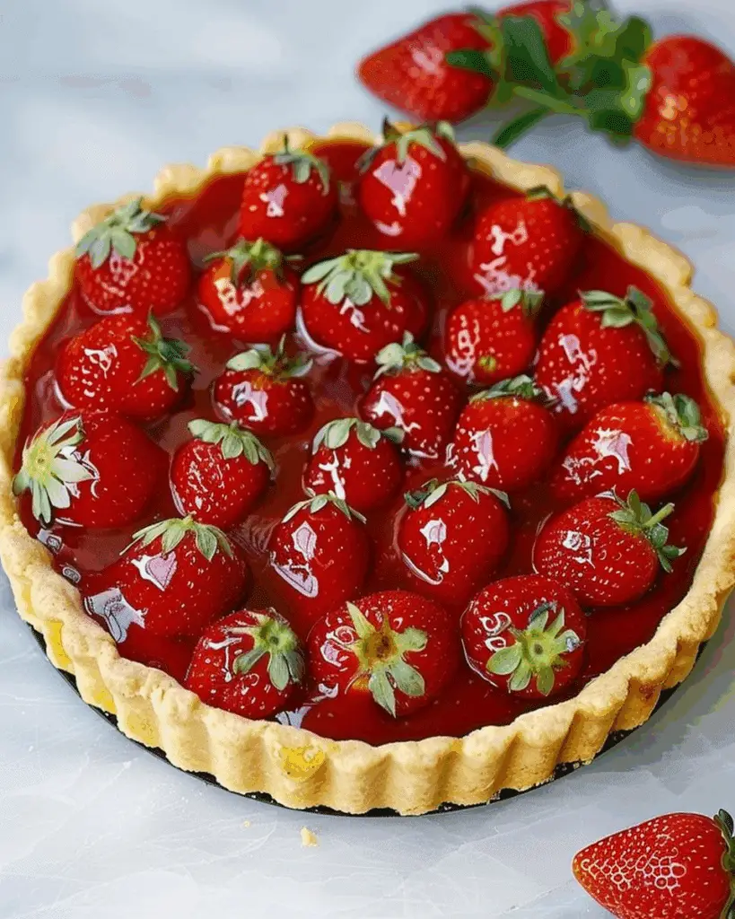 Glazed Strawberry Tart