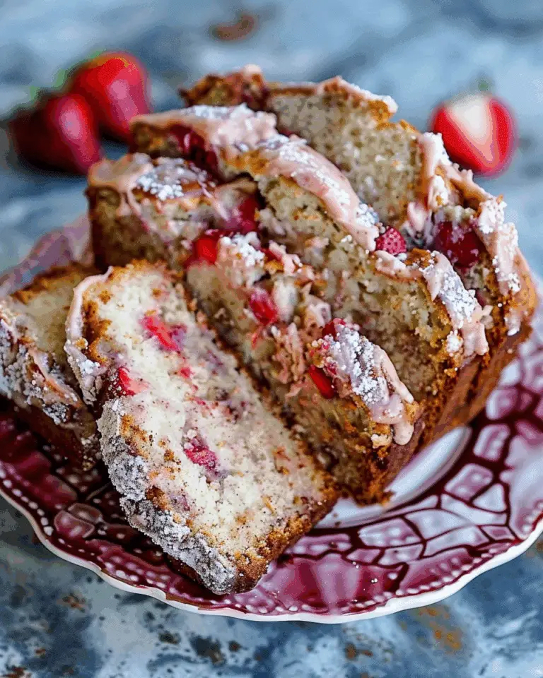 Strawberry Cream Cheese Banana Bread