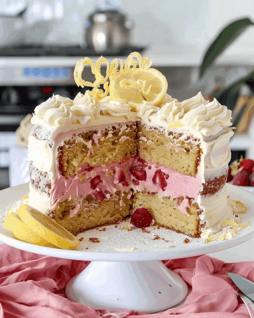 Strawberry Lemon Cake