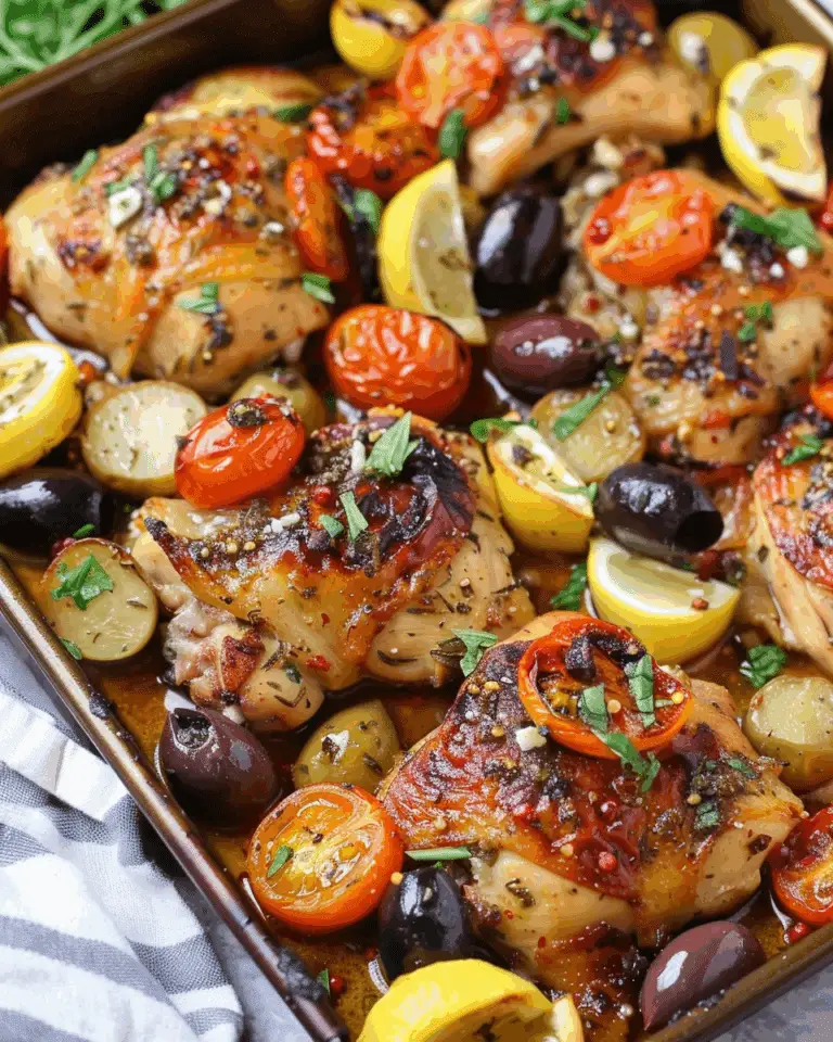 Sheet Pan Greek Chicken