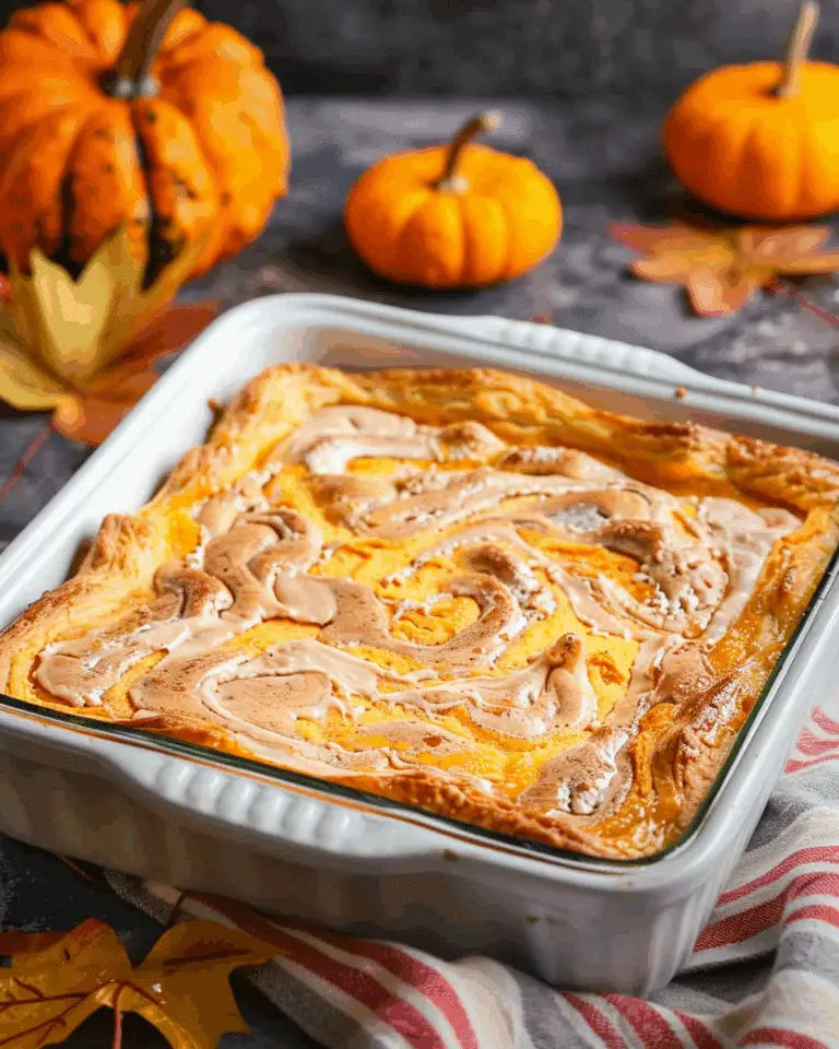 Pumpkin Cream Cheese Danish Bake