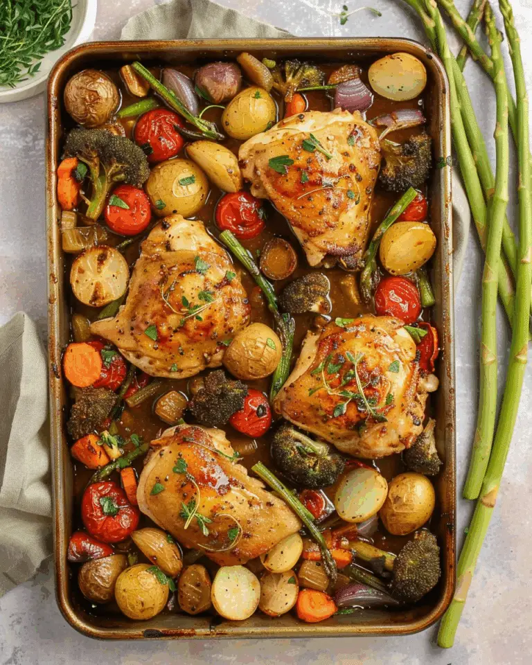 Sheet pan balsamic chicken