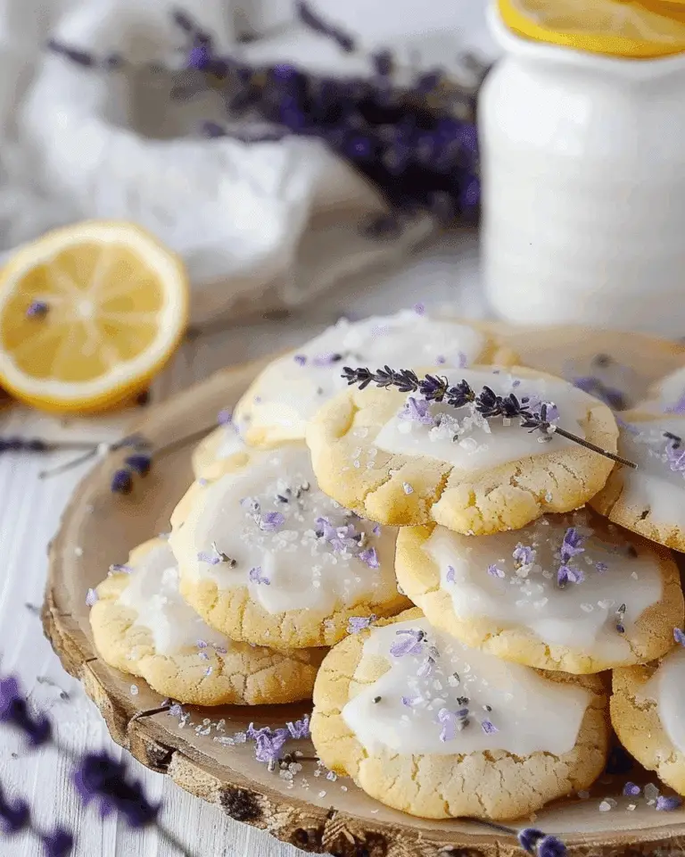 Easy Lemon Lavender Cookies