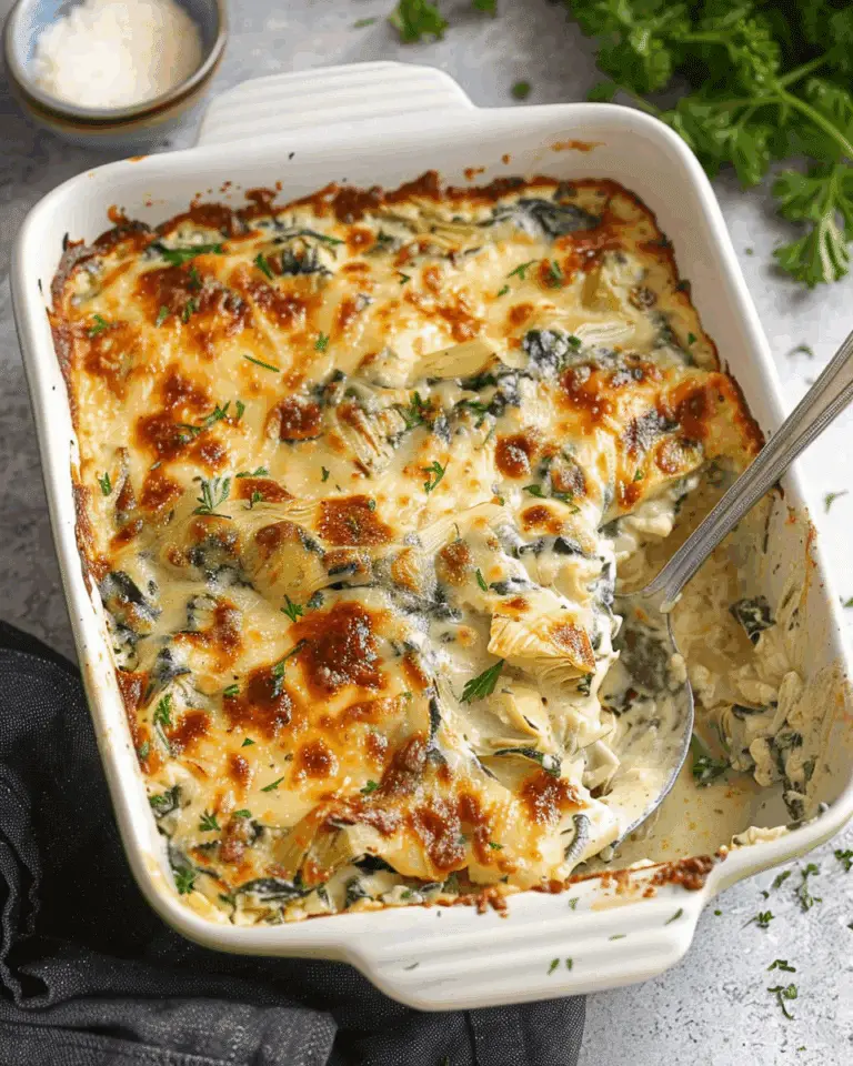 Spinach Artichoke Chicken Bake