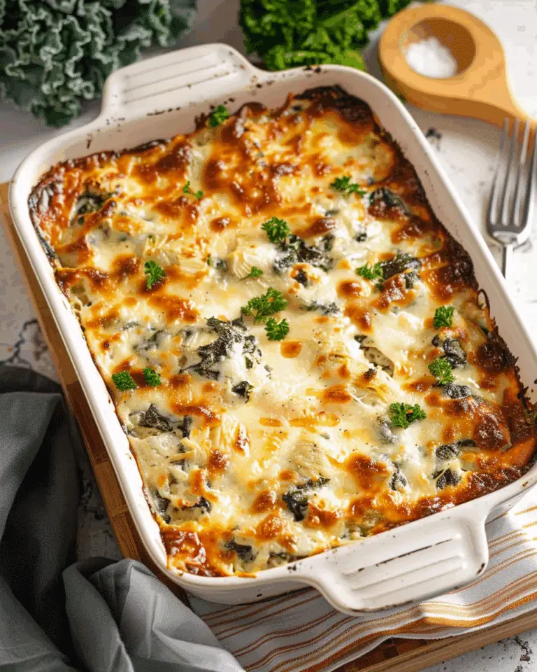 Spinach Artichoke Chicken Bake