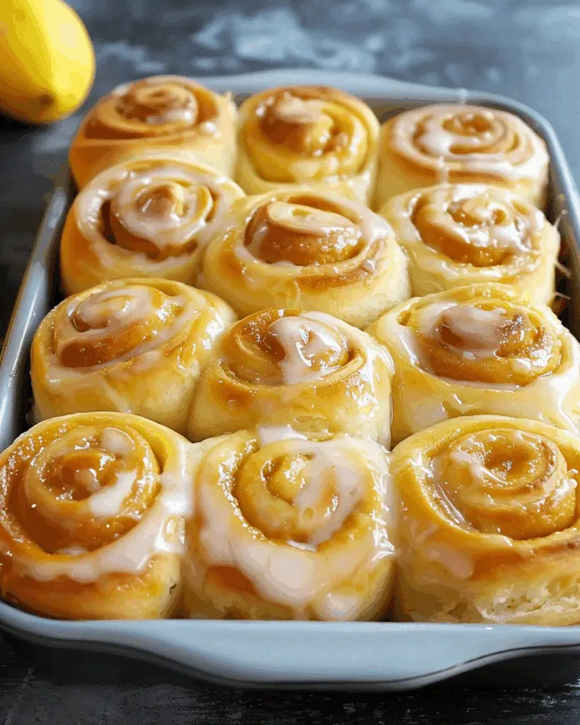 Lemon Sweet Rolls