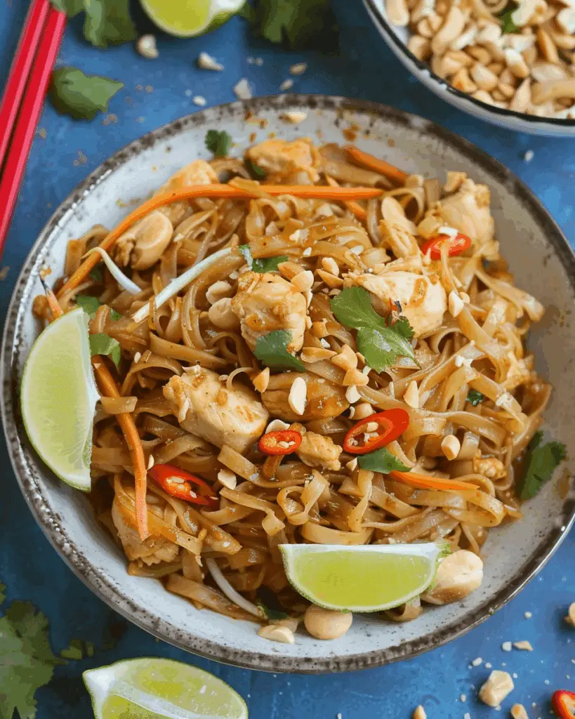 Healthy Chicken Pad Thai