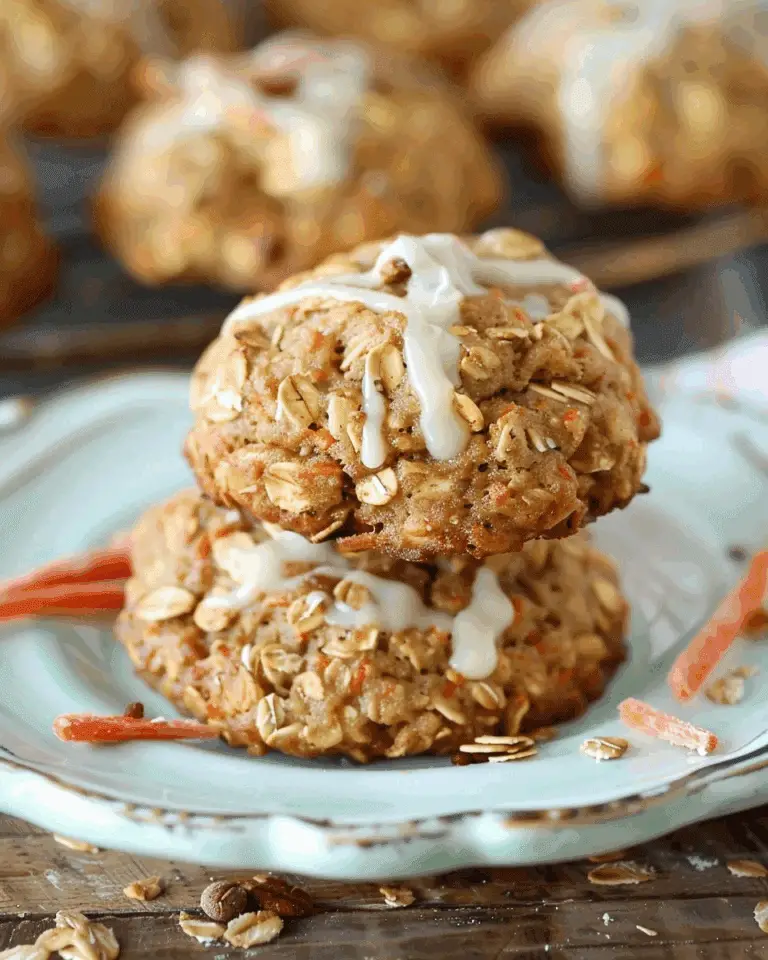 Carrot Cake Oatmeal Cookies