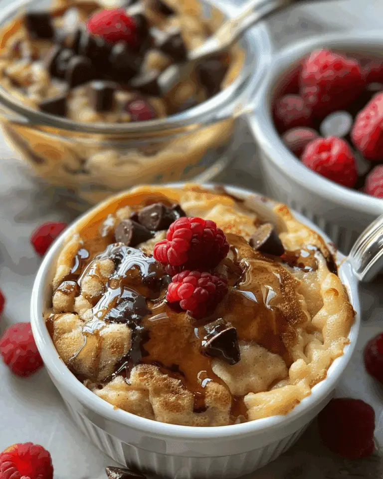Baked Protein Pancake Bowls