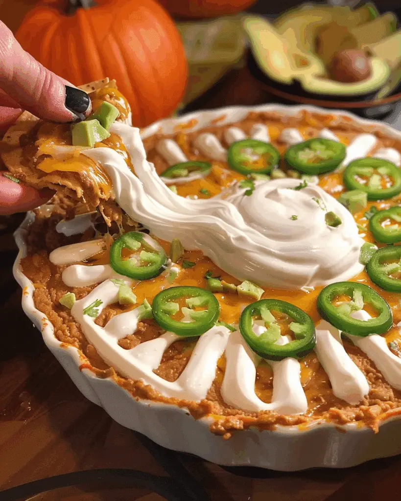 Halloween Taco Dip