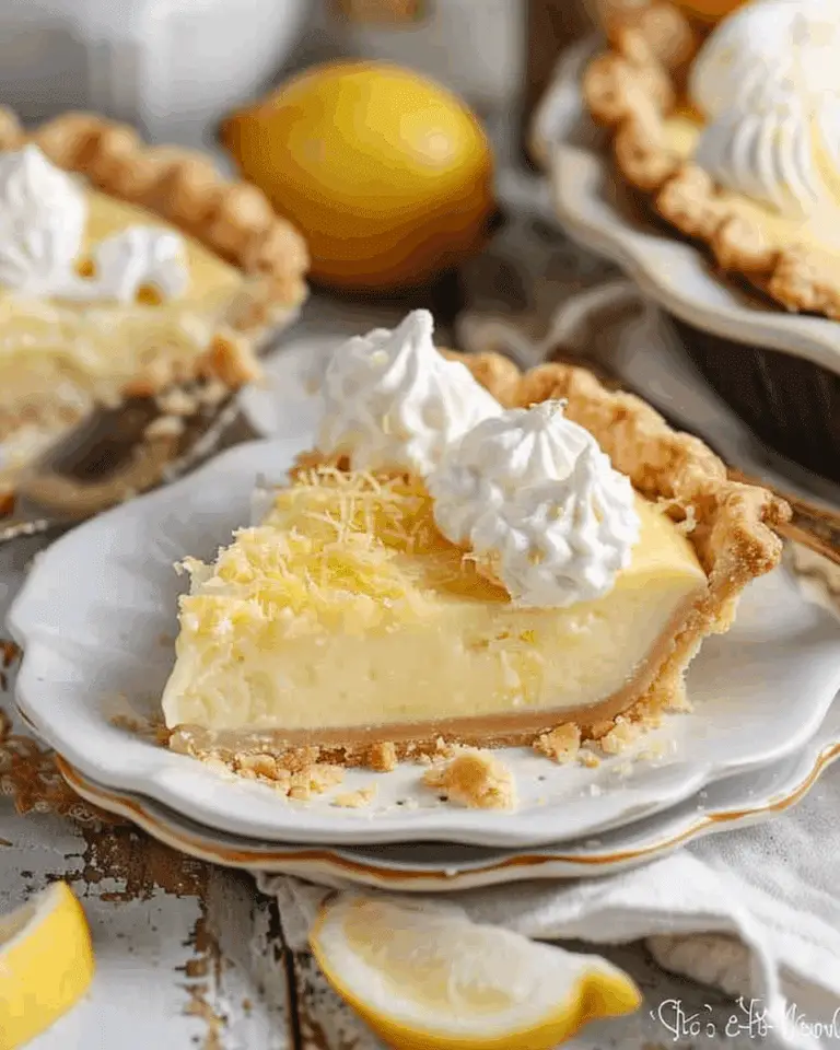 Condensed Milk Lemon Pie