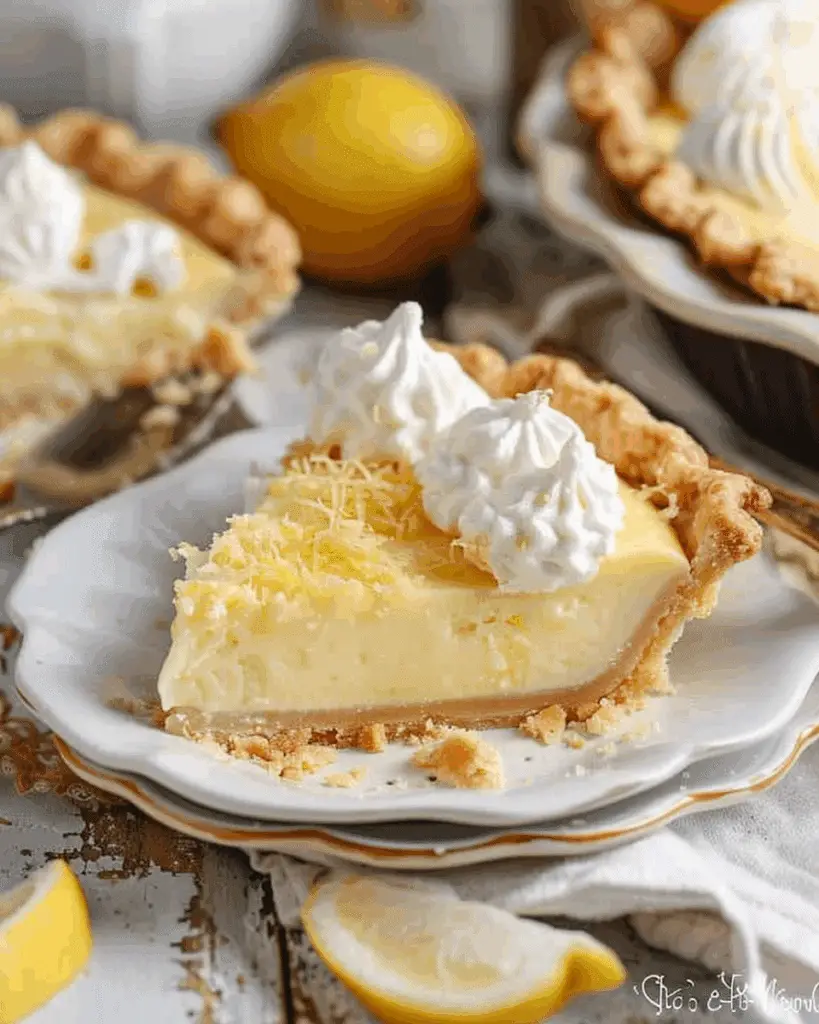 Condensed Milk Lemon Pie