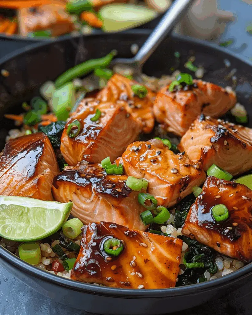 Fresh Teriyaki Salmon Bowls