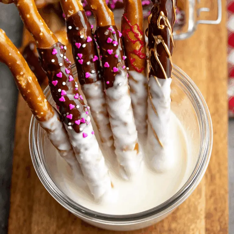 Valentine’s Pretzel Rods