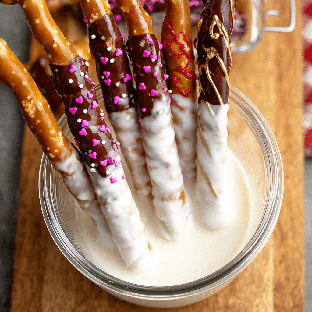 Valentine’s Pretzel Rods
