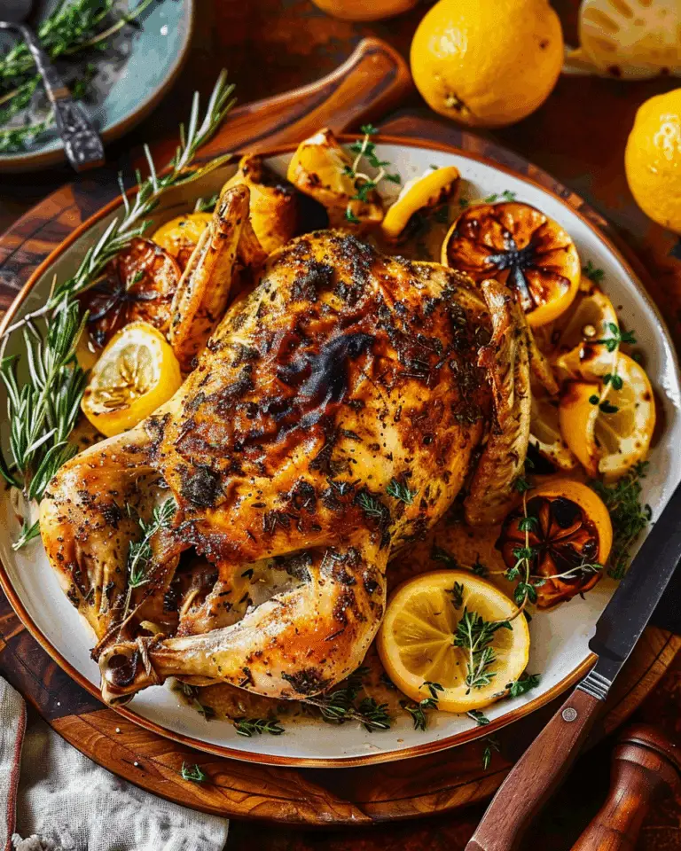 Herb and Lemon Roasted Chicken
