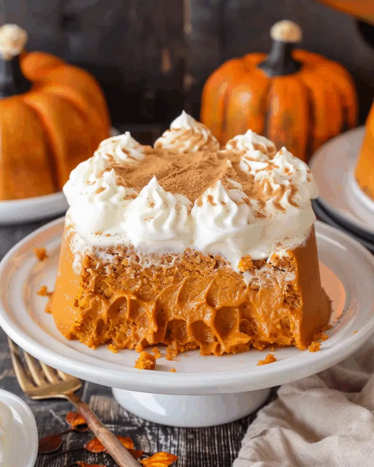 Pumpkin Spice Poke Cake
