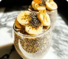 Easy Banana Chia Seed Pudding
