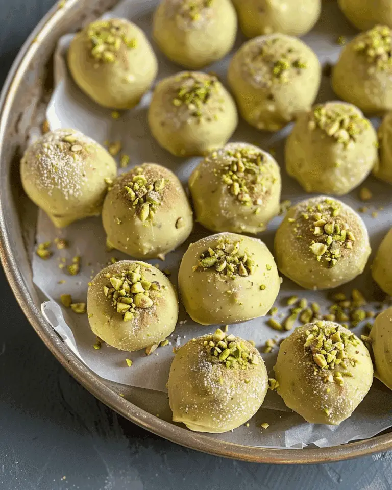 Easy Pistachio Protein Balls