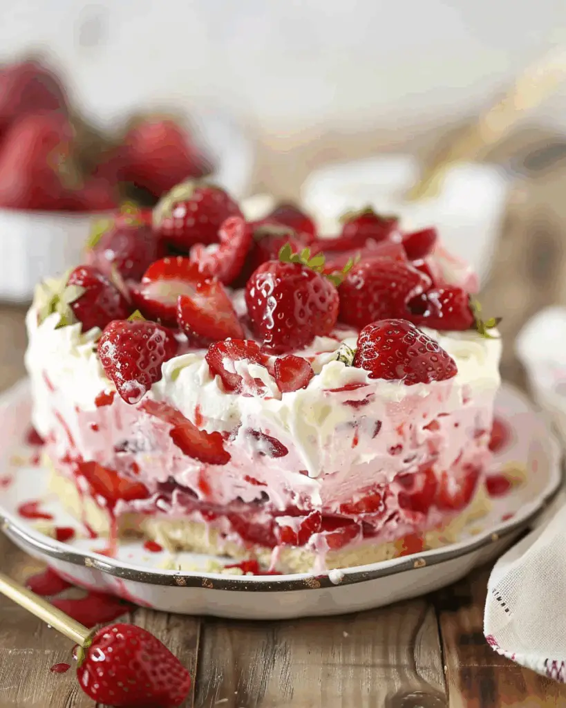 No-Bake Strawberry Delight