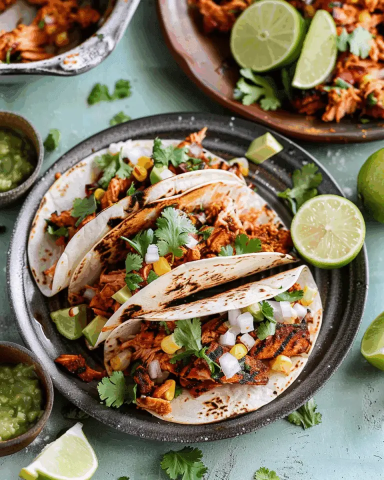 Blackened Salmon Tacos