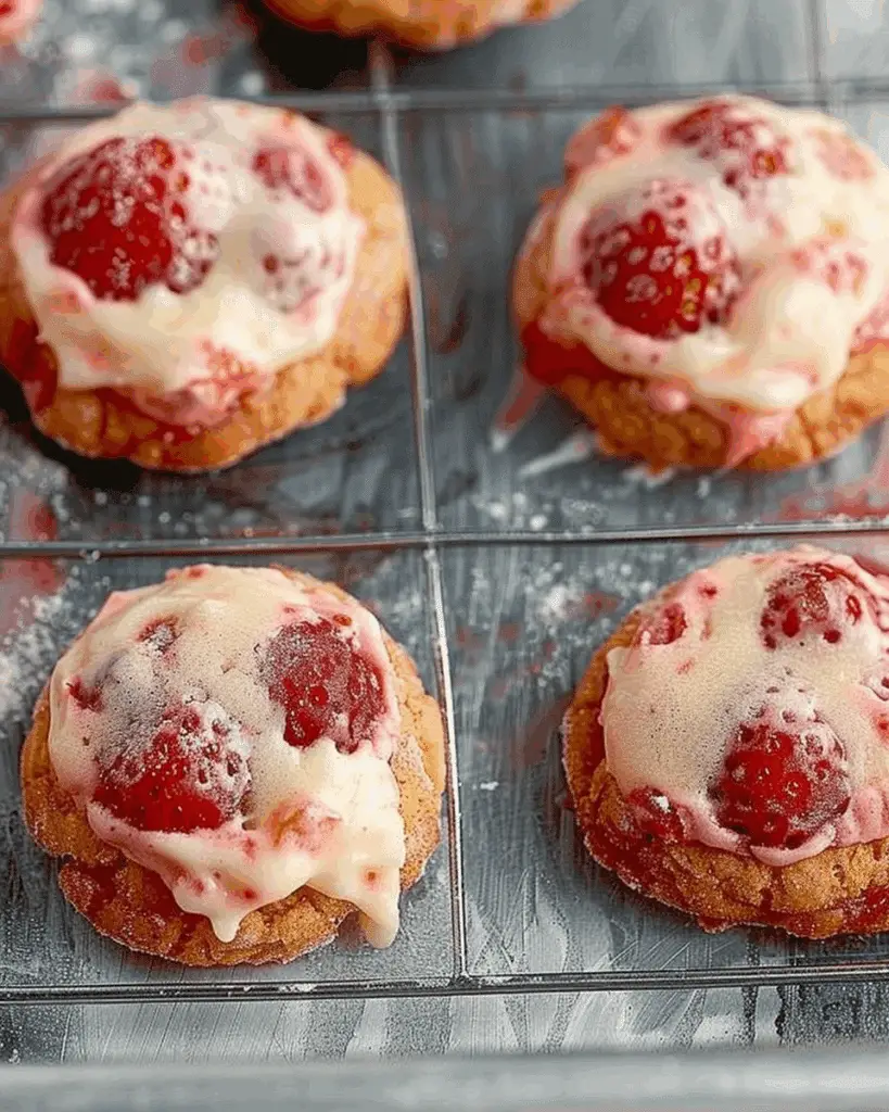 Strawberry Cheesecake Cookies