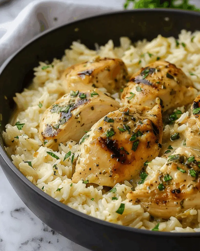 Creamy Herb Chicken & Basmati Rice