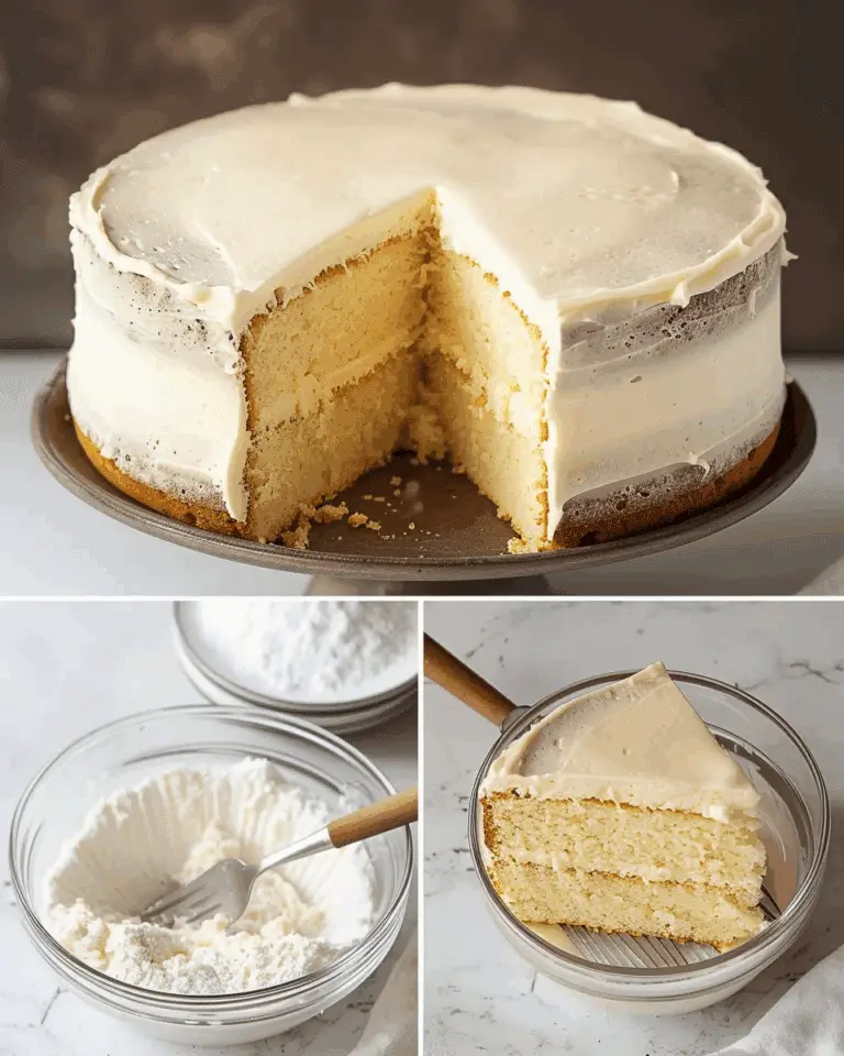 Homemade Vanilla Cake