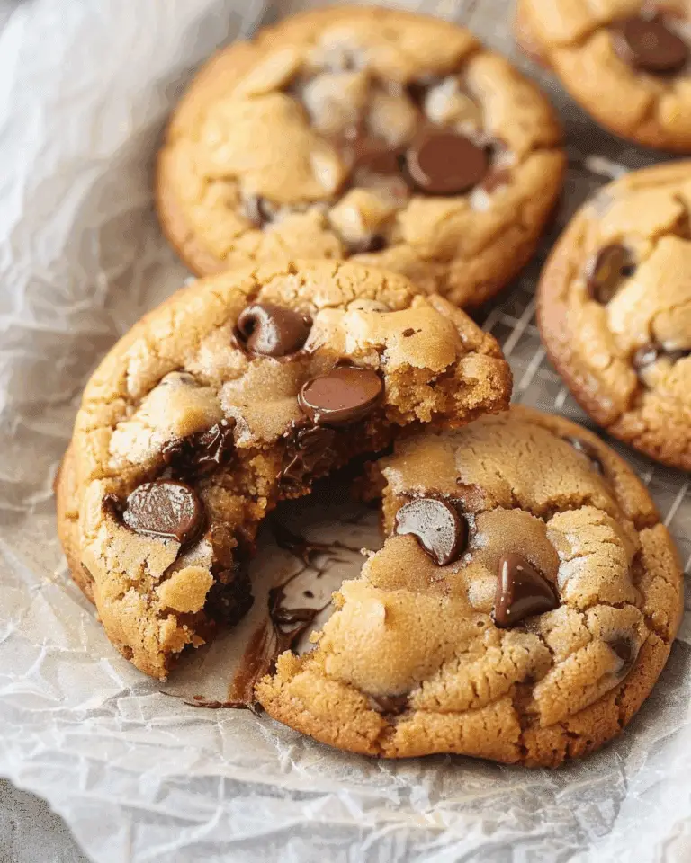 Thick Chocolate Chip Cookies